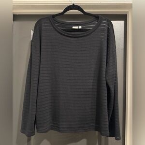 14th & Union Black Striped Sweater